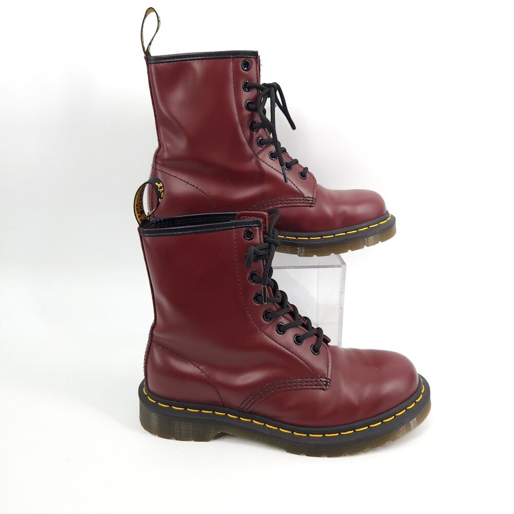 DR MARTENS Air Wair Boots Women Size 7 Ox Blood Unisex 11822